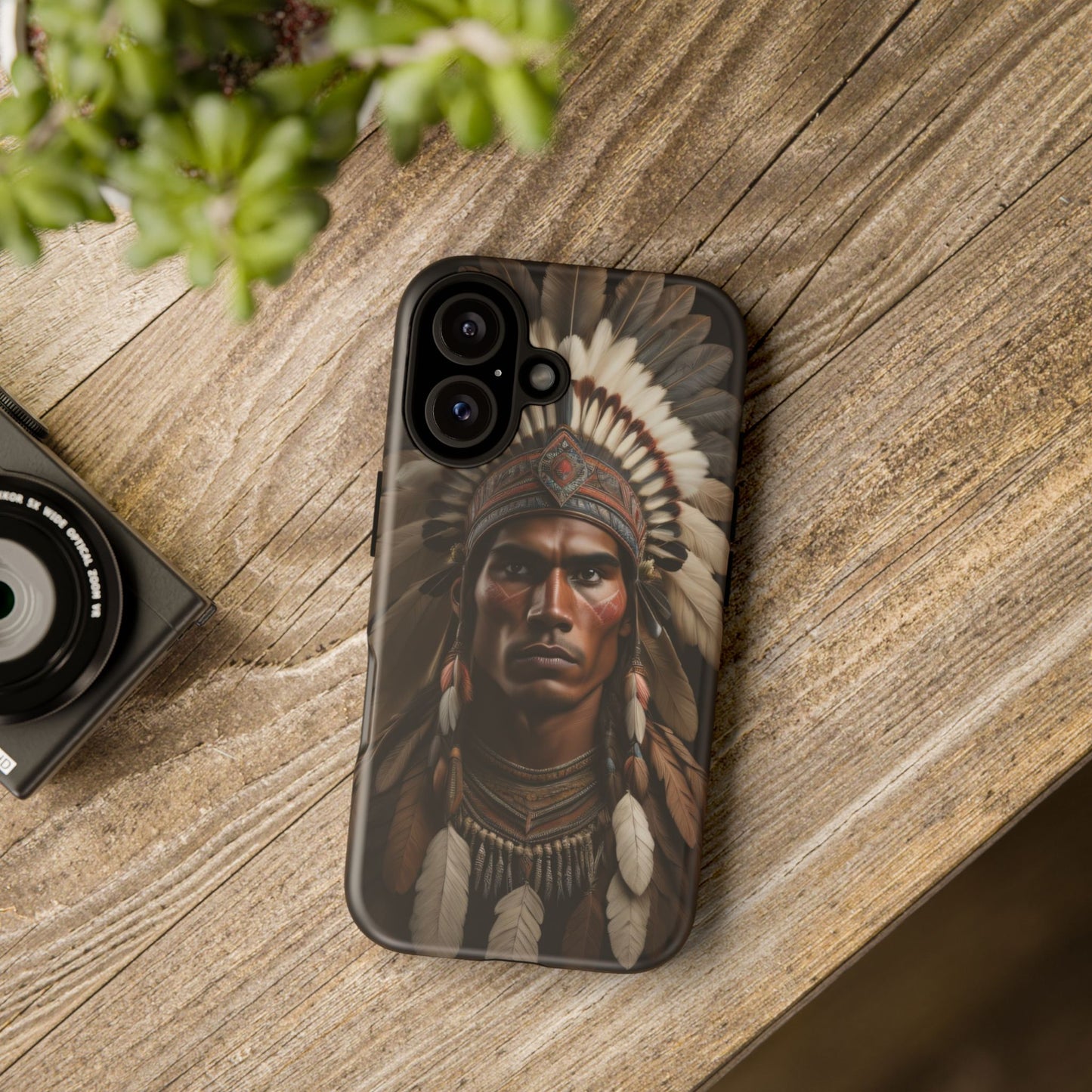 Native American Art Phone Case, Strong Culture Design, Unique Gift for Him or Her, Tough Cases, Customizable Protector, Tribal Style