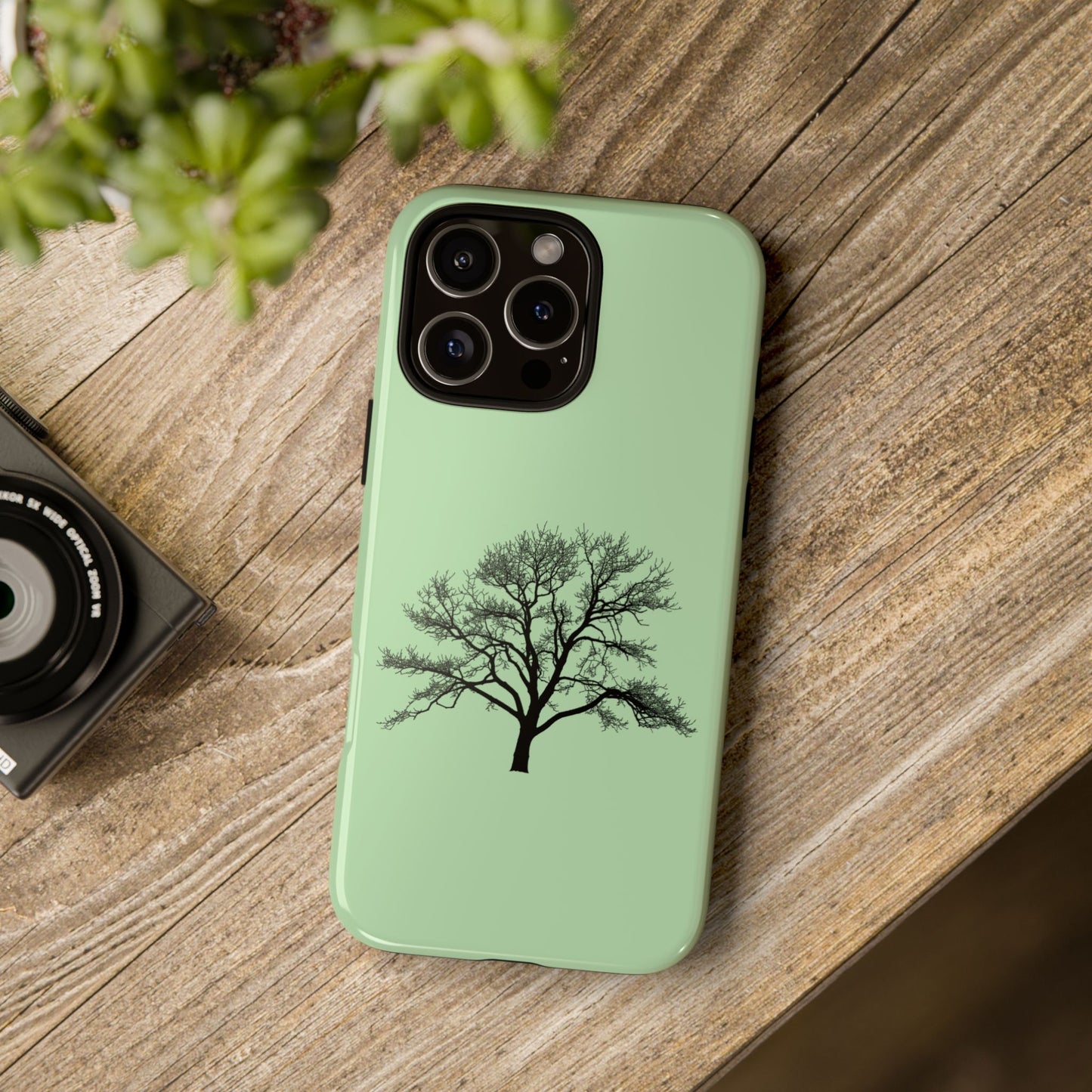 Minimalist Tree Phone Case, Nature-Inspired Phone Cover, Eco-Friendly Cell Phone Accessory, Perfect Gift for Nature Lovers
