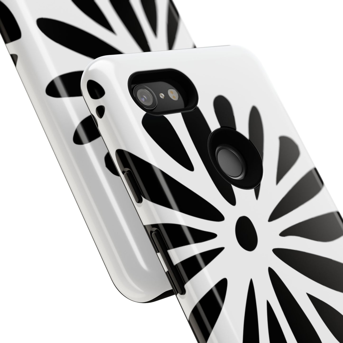 Stylish Phone Case with Floral Design, Tough Phone Cover for Her, Trendy Black and White Cell Phone Case, Unique Gift for Birthdays [...]