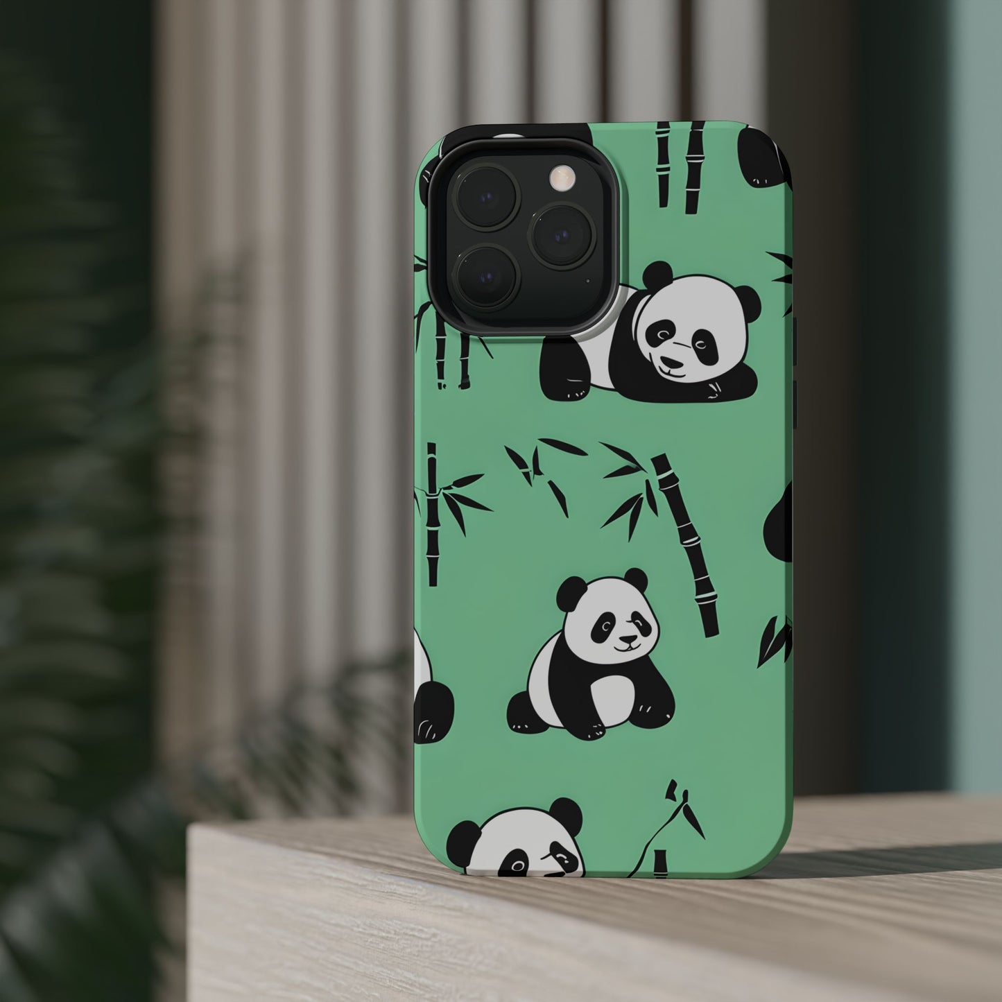 Panda Bamboo Magnetic Impact-Resistant Phone Case