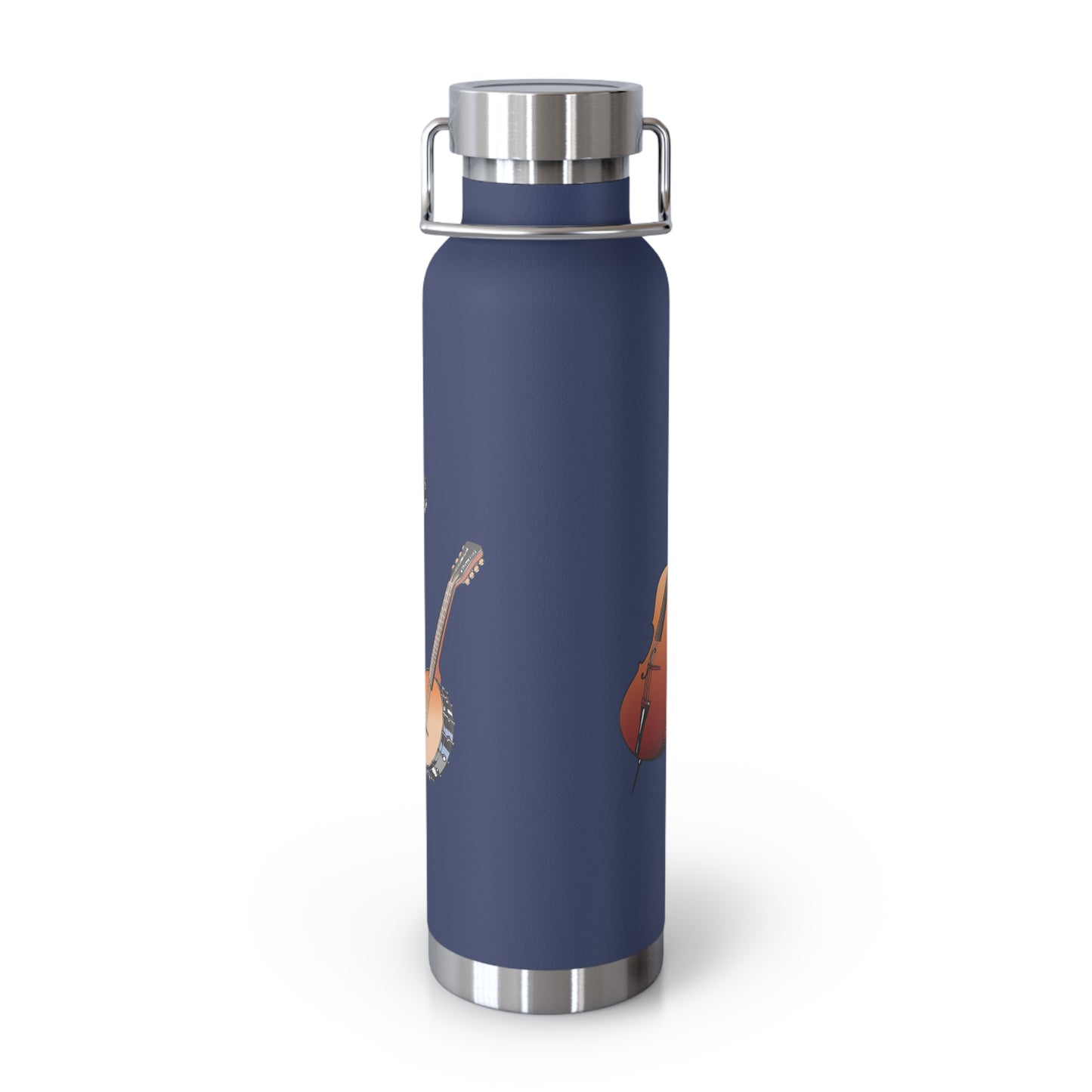 Musical Instruments Water Bottle | Copper Vacuum Insulated Bottle | Gift for Musicians, Music Lovers, Durable Travel Mug, Concert [...]
