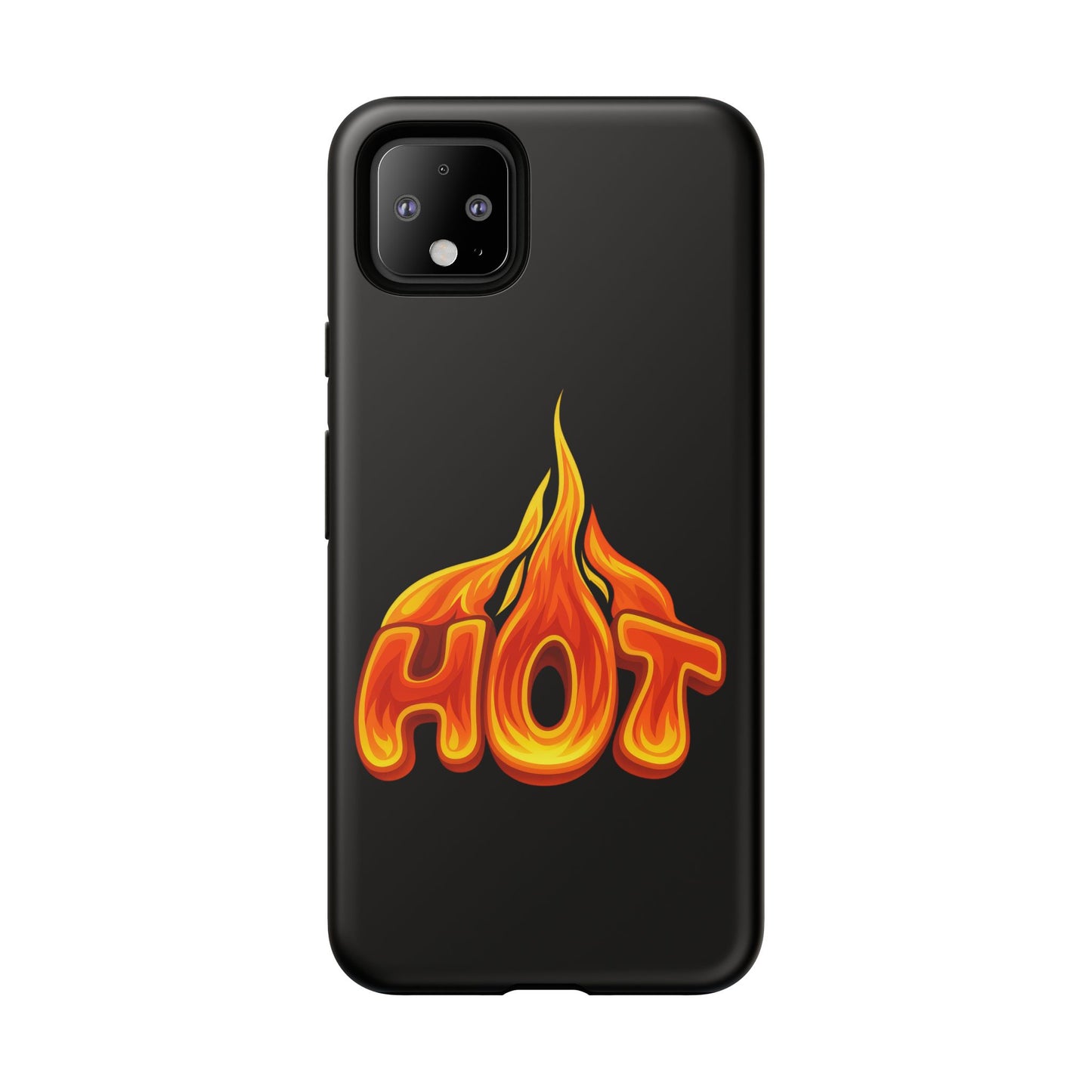 Stylish Phone Case, Hot Flames Design, Gift for Teens, Trendy Accessory, Protective Cover, Unique Phone Case