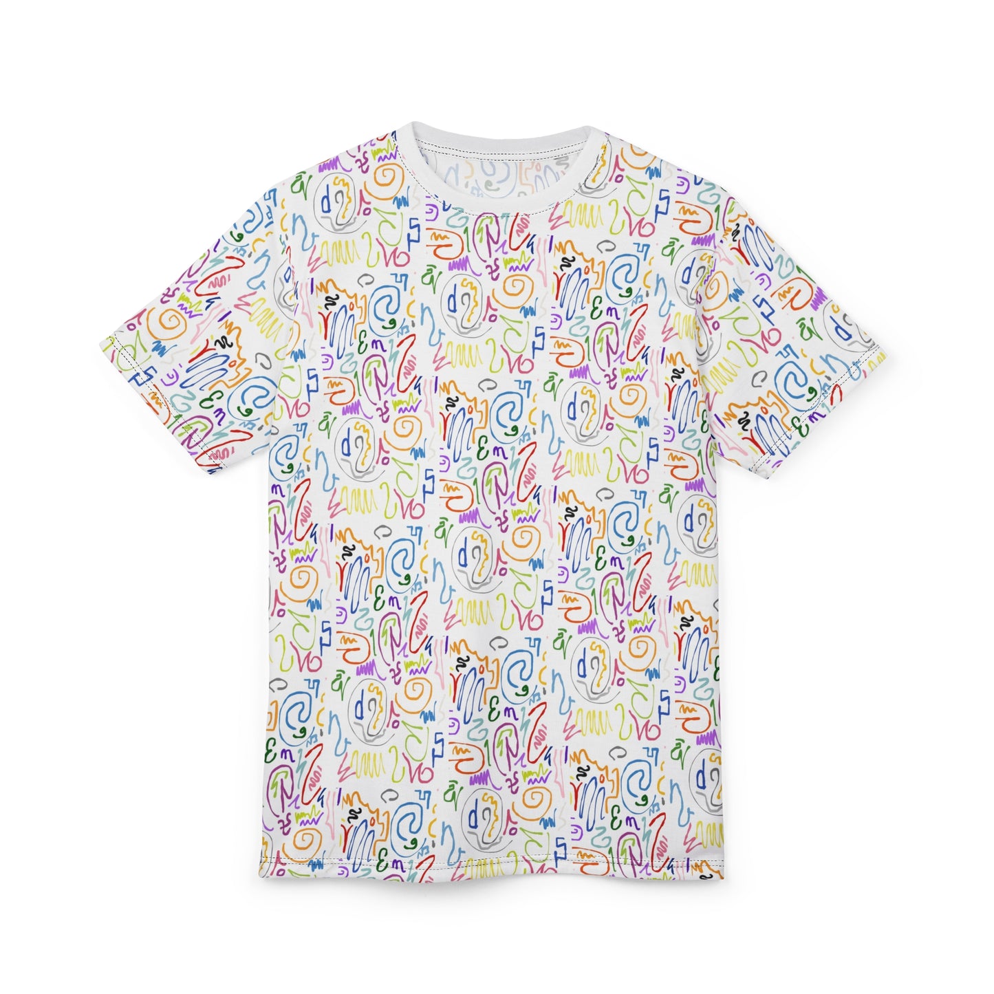 Colorful Artistic Unisex Tee, Fun Graphic T-Shirt, Casual Wear, Gift for Art Lovers, Summer Style