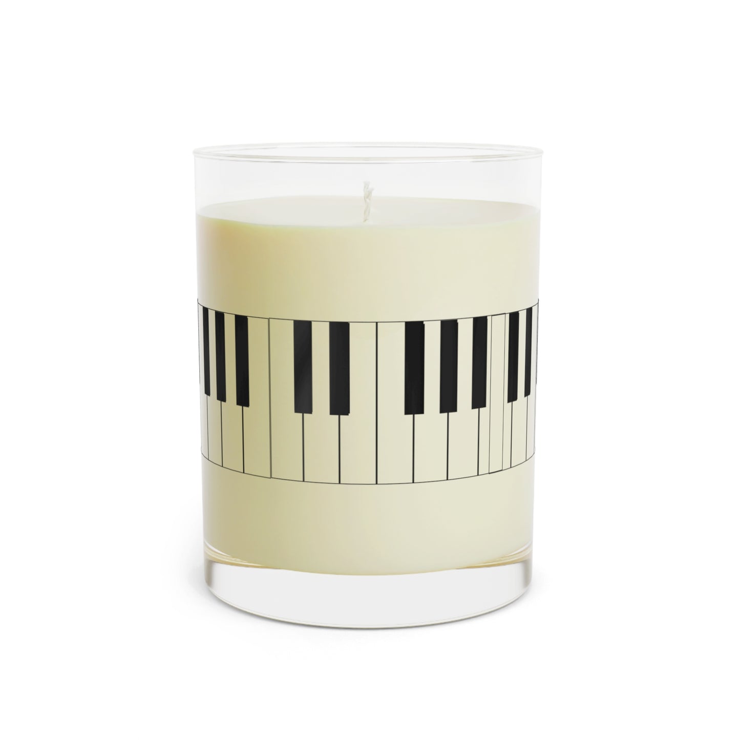 Piano Keys Scented Candle - 11oz Aromatic Gift for Music Lovers, Home Decor, Relaxation, Housewarming, Birthdays