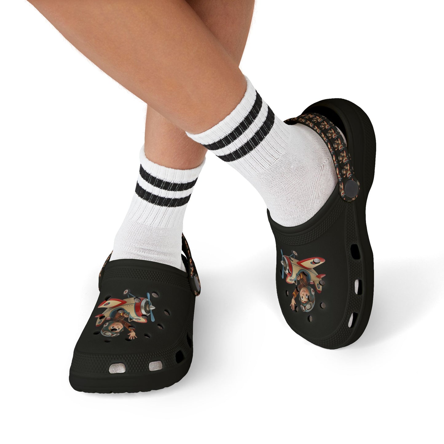 Kid's Fun Foam Clogs - Playful Aviation Theme, Lightweight Slip-On Shoes for Kids, Perfect for Summer Play, Beach Trips, and Outdoor [...]