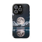 Moonlit Reflection Phone Case — Night Sky Moon & Clouds Tough Case