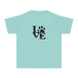 Youth Love Paw Tee - Perfect for Pet Lovers, Gifts for Kids, Animal Lovers, Birthday or Holiday Gift, Cute Casual Wear