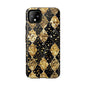 Elegant Gold & Black Phone Case for Tough Protection