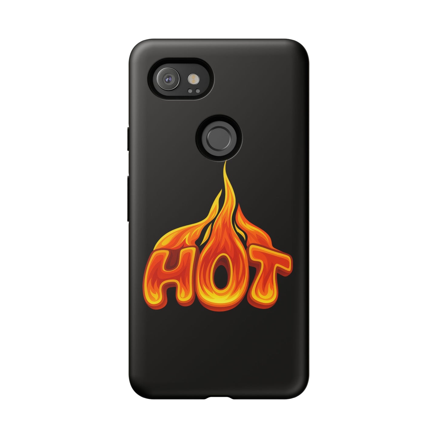 Stylish Phone Case, Hot Flames Design, Gift for Teens, Trendy Accessory, Protective Cover, Unique Phone Case