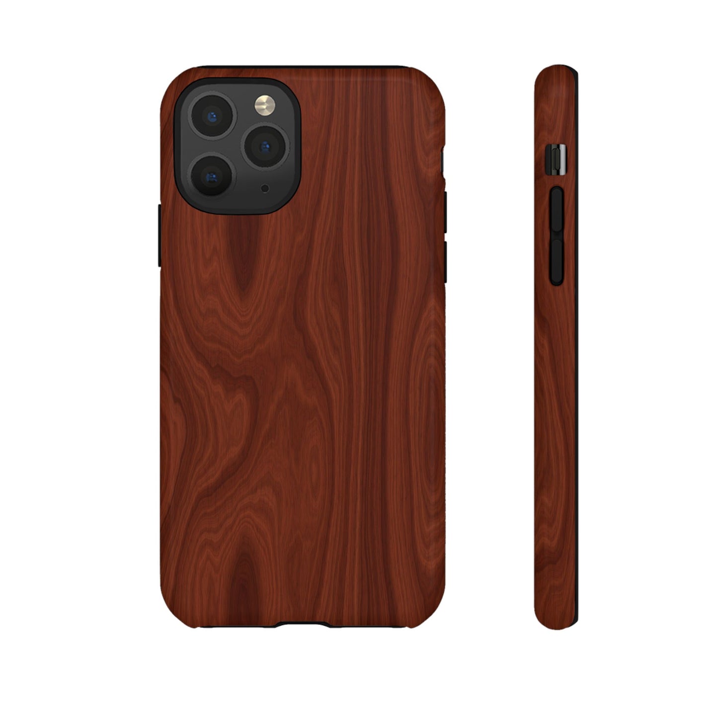 Wood Grain Phone Case, Stylish Tough Cases, Nature-Inspired Protective Cover, Unique Gifts for Him and Her, Eco-Friendly Tech Accessory