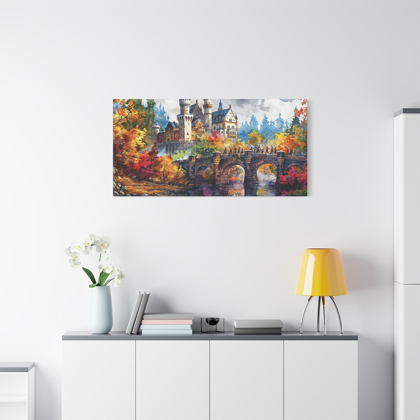 Matte Canvas, Stretched, 1.25" - Castle