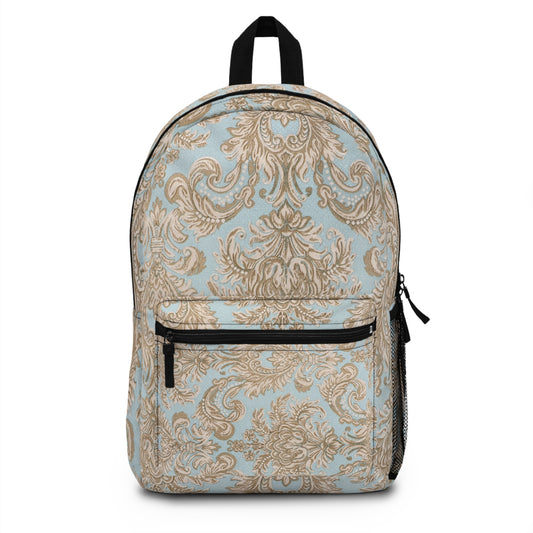 Elegant Floral Backpack, Stylish School Bag, Trendy Travel Backpack, Chic Backpack for Women, Vintage Inspired Daypack