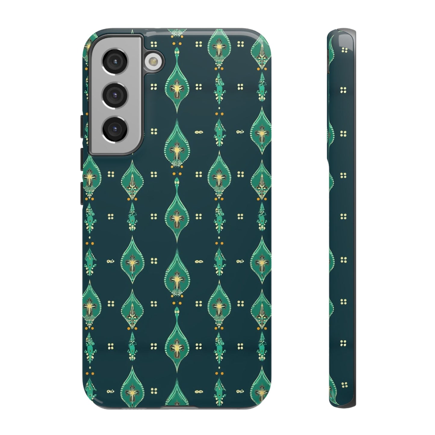 Emerald Boho Teardrop Phone Case