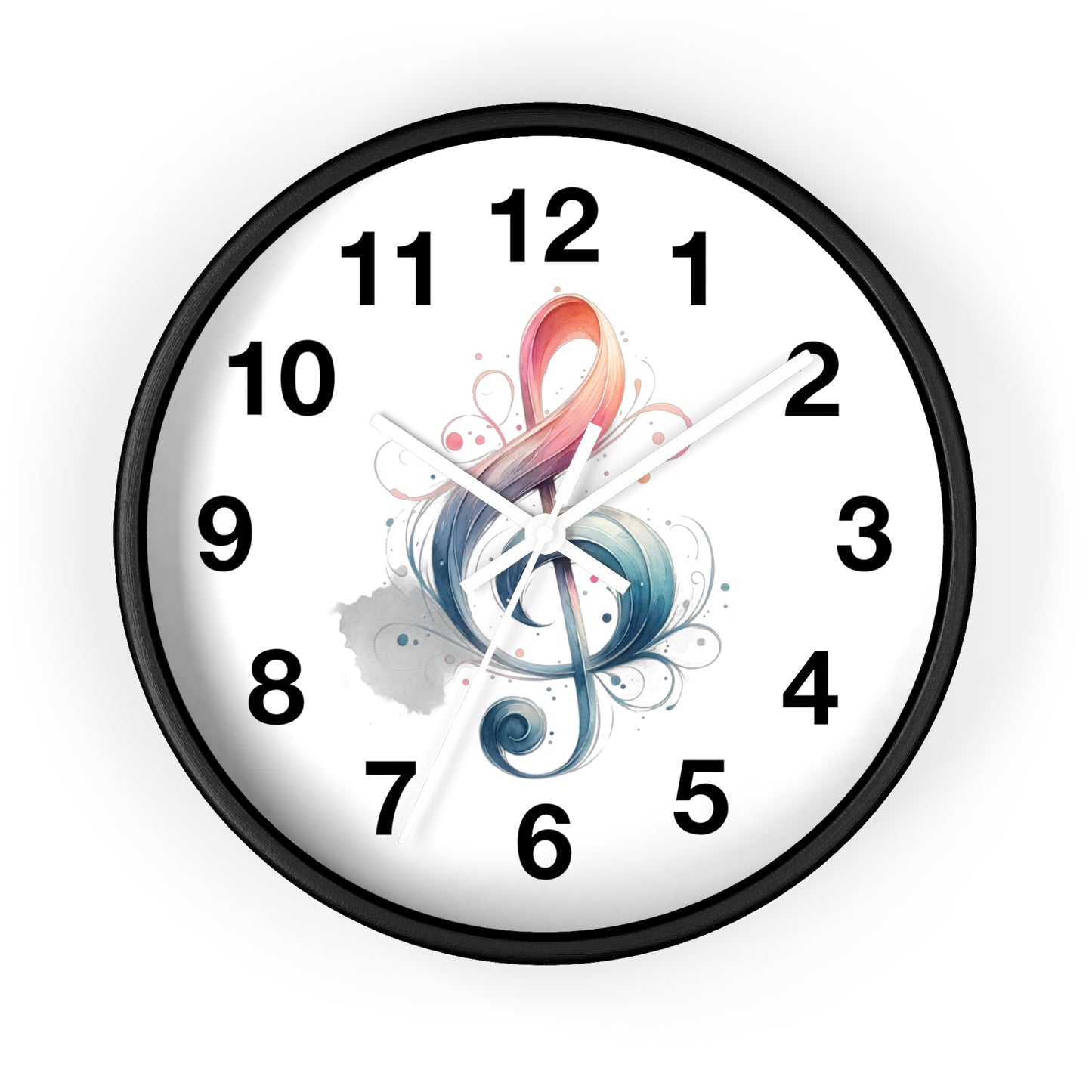 Wall Clock Musical note