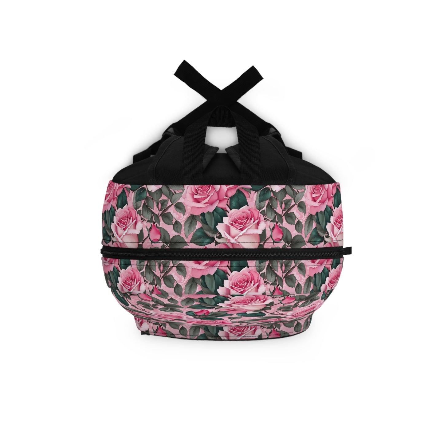 Floral Design Backpack - Ideal for School, Travel, or Casual Outings | Stylish Bag, Rose Pattern, Gift for Her, Everyday Use, Back to School