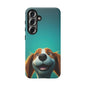 Happy Dog Phone Case — Cute Cartoon Puppy Protective Phone Cover