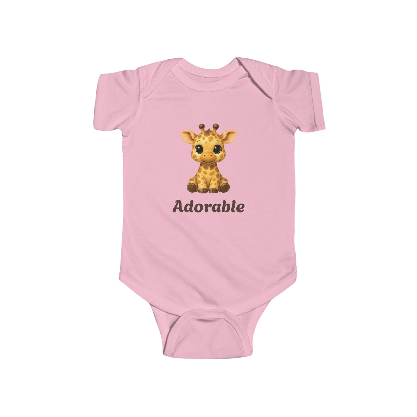 Adorable Giraffe Baby Bodysuit, Cute Infant Outfit, Baby Shower Gift