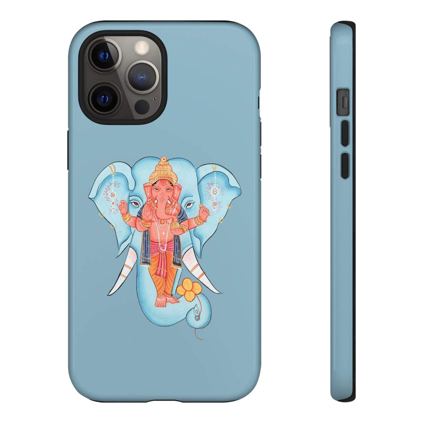 Tough Cases: Ganesh-Inspired Phone Case, Bohemian Phone Cover, Hindu Art Accessory, Festival Gift, Protective Phone Shell