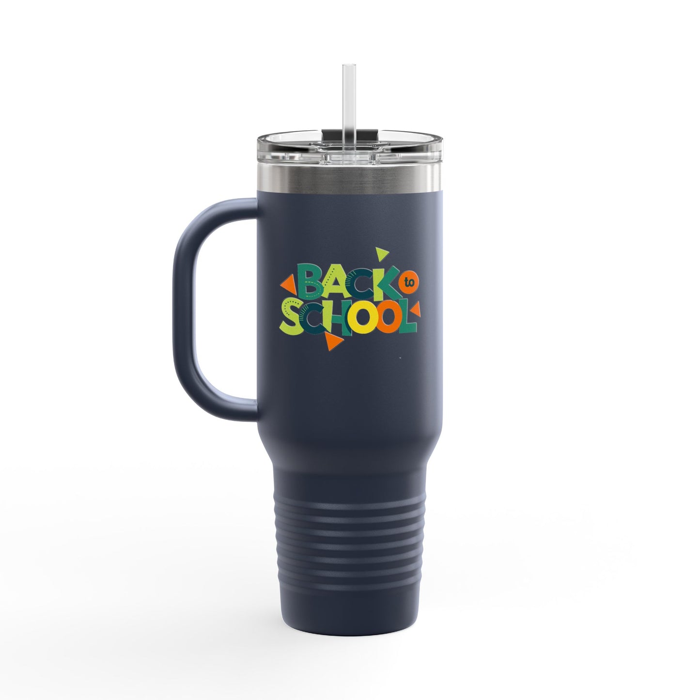 Back to School Insulated Travel Mug | 40oz for Students, Teachers, Perfect Gift, Graduation, Eco-Friendly