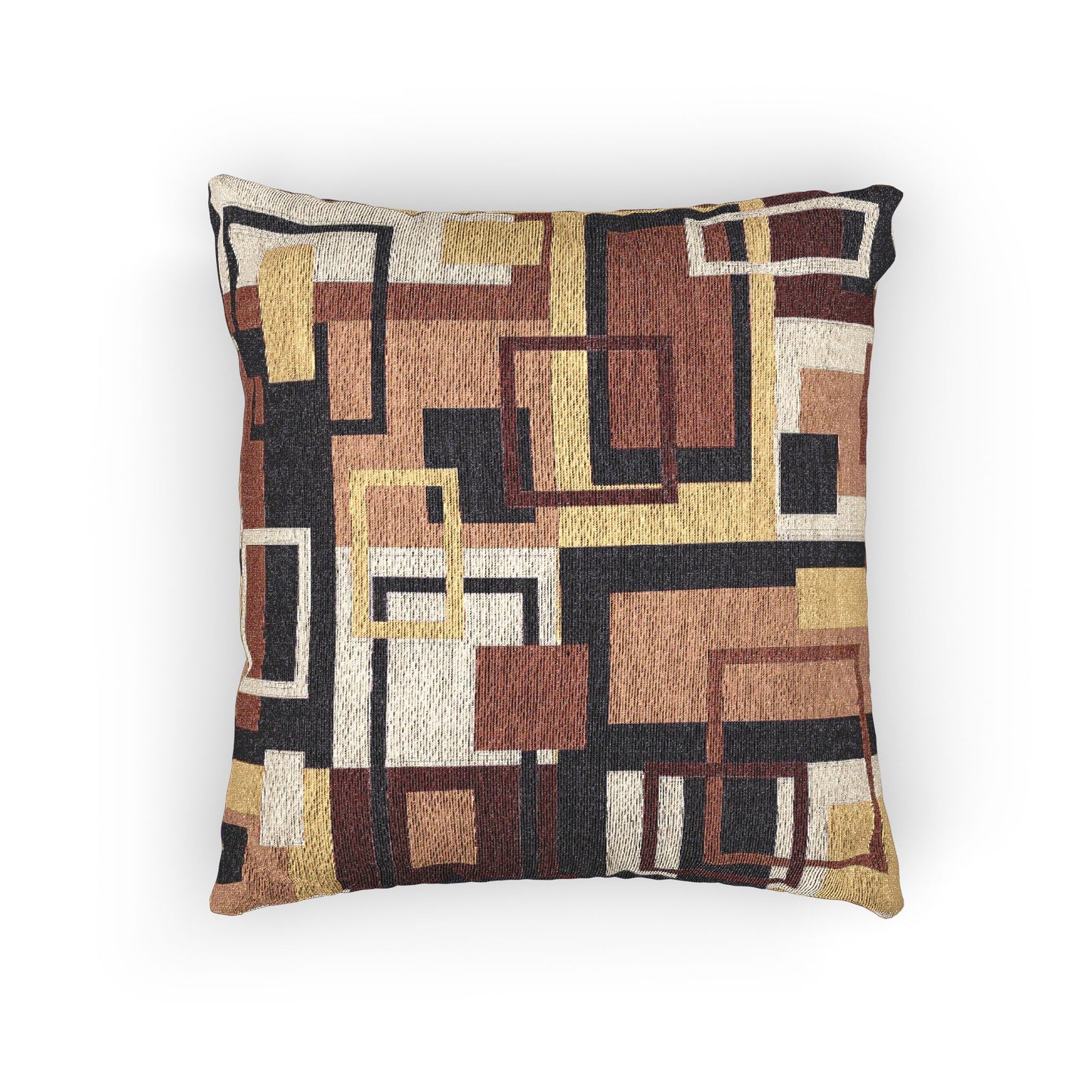Abstract Geometric Woven Pillow - Cozy Home Decor Cushion