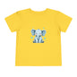 Adorable Elephant Toddler Tee, Kids Short Sleeve Shirt, Cute Baby Clothes, Elephant Lover Gift, Birthday Outfit