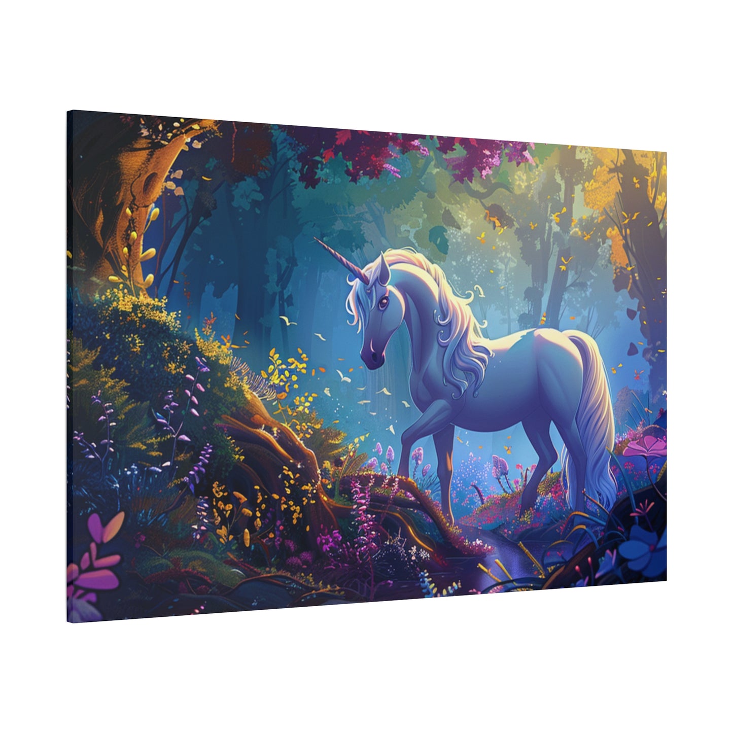 Matte Canvas, Stretched, 1.25" - Unicorn