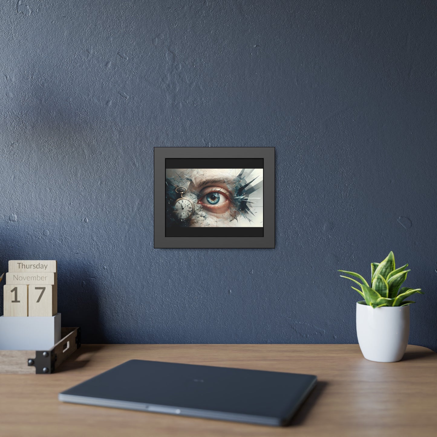 Surreal Eye Art Framed Poster
