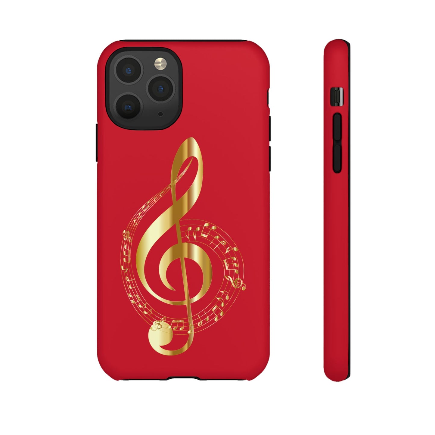Tough Cases - Red Musical Note