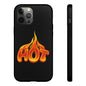 Stylish Phone Case, Hot Flames Design, Gift for Teens, Trendy Accessory, Protective Cover, Unique Phone Case