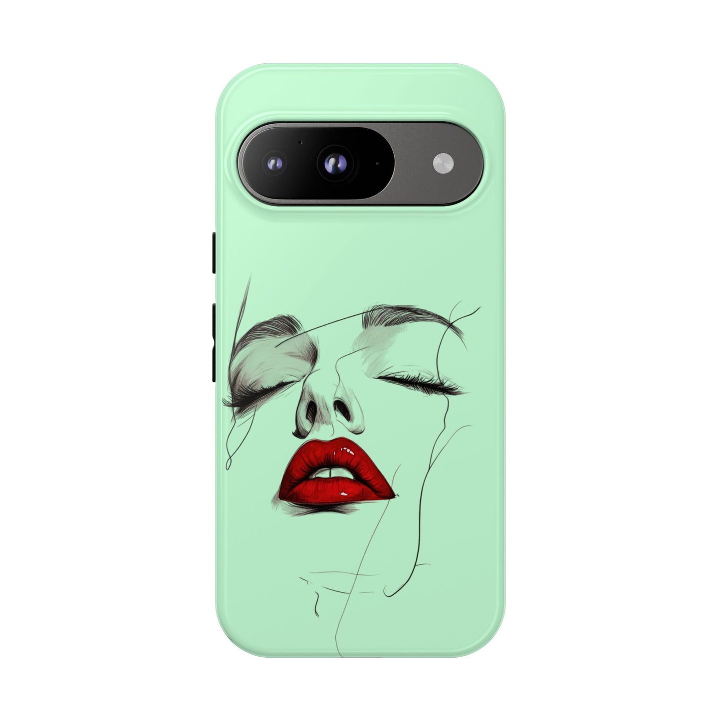 Stylish Phone Case, Artistic Phone Cover, Trendy Tech Accessory, Unique Cell Phone Protector, Gift for Her, Modern Aesthetic