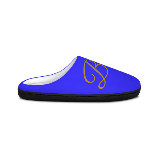 Luxurious Women's Indoor Slippers with Elegant Monogram Design