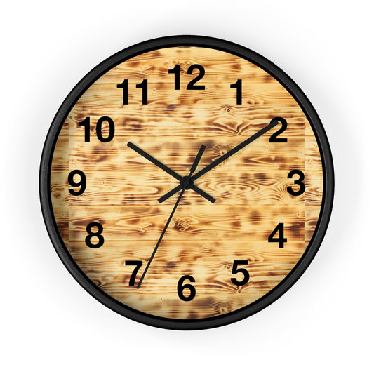 Rustic Wood Wall Clock | Natural Decor, Home Office Gift, Farmhouse Style, Timepiece, Unique Wall Art