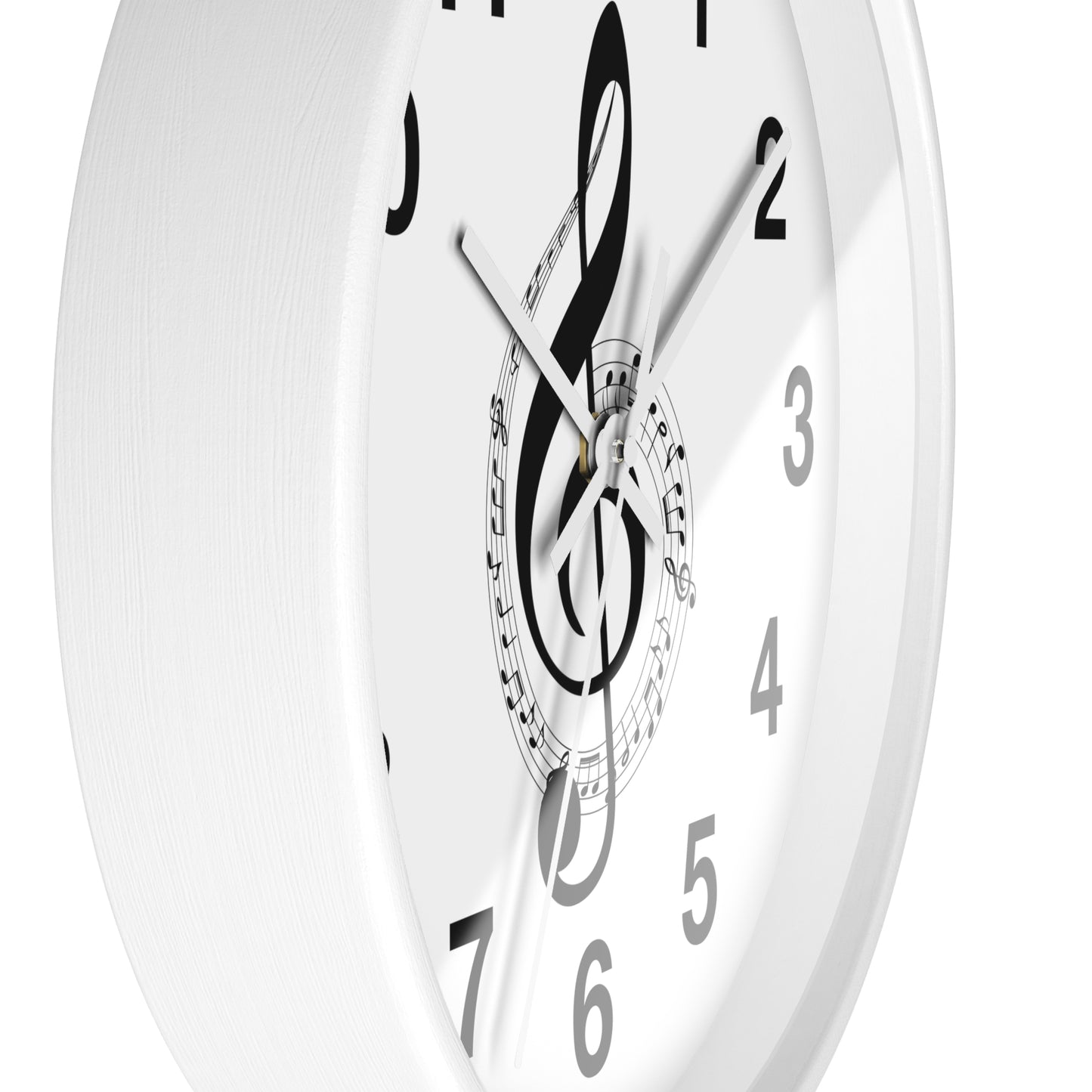 Musical Notes Wall Clock - Perfect for Music Lovers, Home Decor