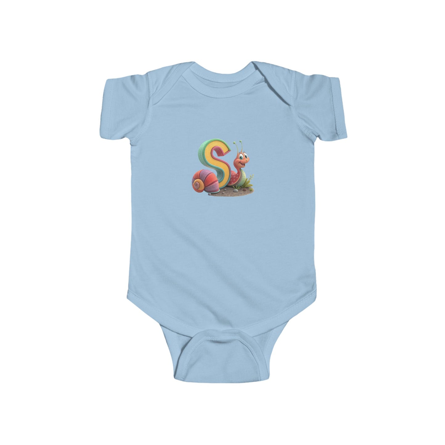Colorful Snail Infant Bodysuit, Cute Baby Onesie, Fun Baby Shower Gift, Summer Baby Clothes, Adorable Newborn Outfit