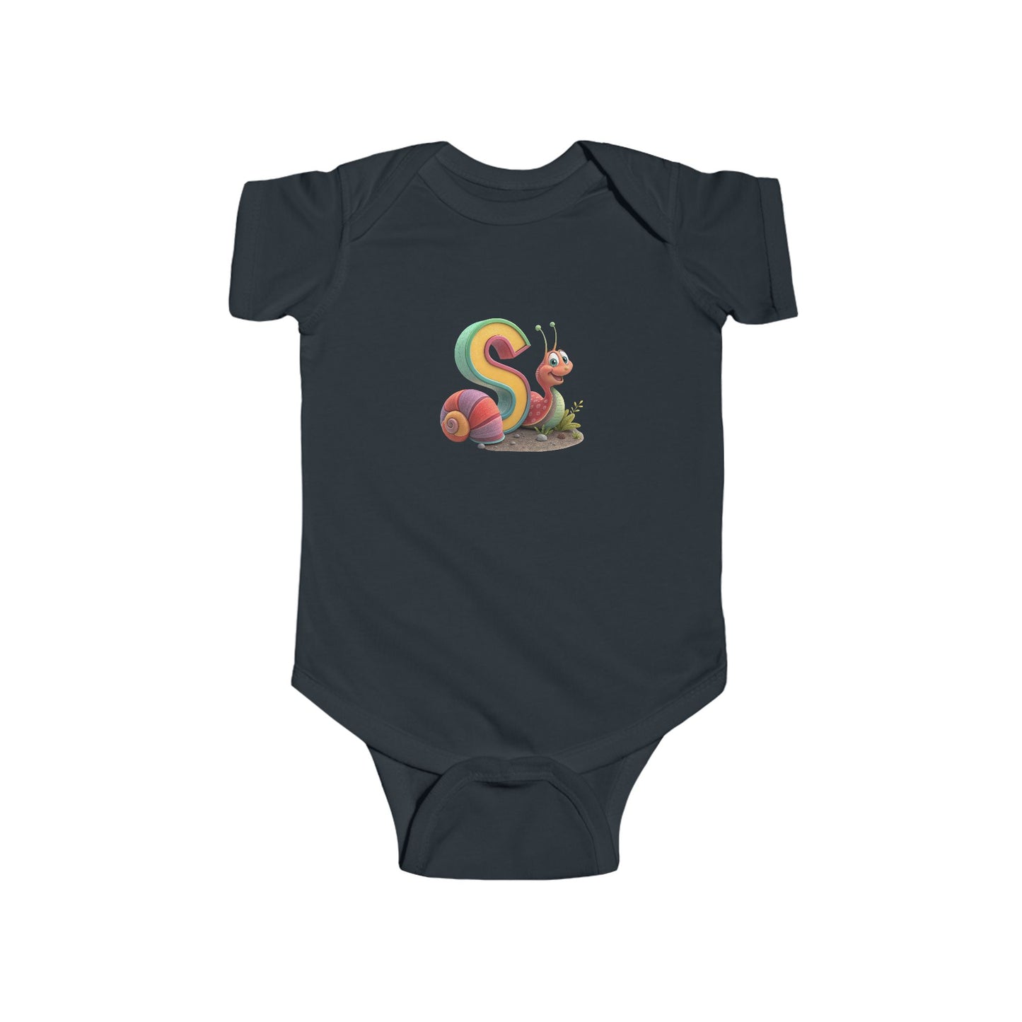 Colorful Snail Infant Bodysuit, Cute Baby Onesie, Fun Baby Shower Gift, Summer Baby Clothes, Adorable Newborn Outfit