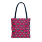 Vibrant Geometric Tote Bag, Trendy Shopping Tote, Cute Carry-All