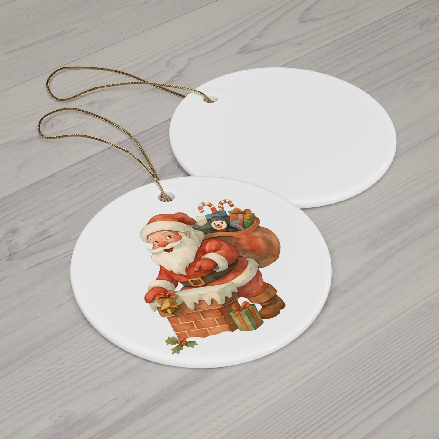 Ceramic Ornament, 4 Shapes