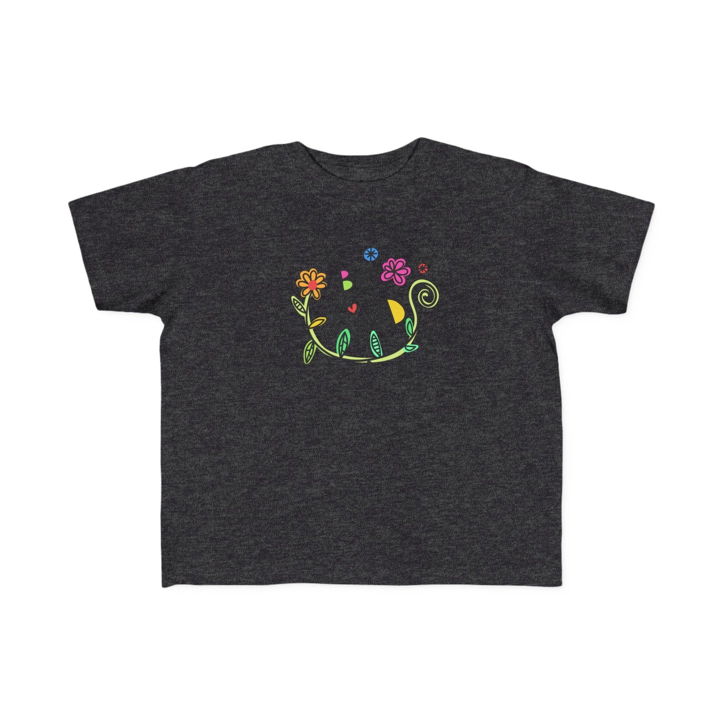 Whimsical Toddler Tee - 'Be Kind' Design, Cute Kids' Shirt, Floral Graphic Tee, Toddler Gift, Inspirational Apparel