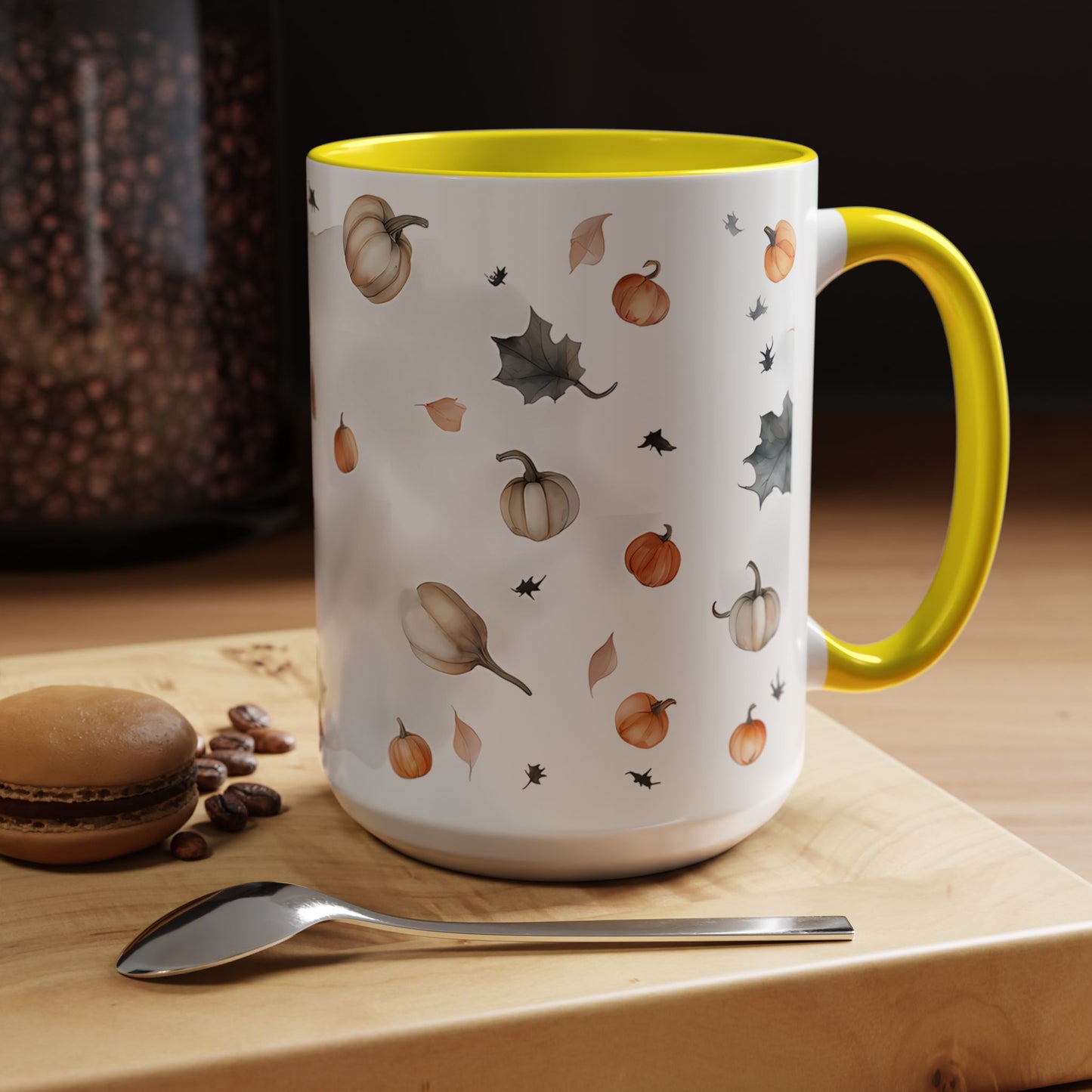 Autumn Harvest Coffee Mug - Fall Decor, Seasonal Kitchenware, Pumpkin Lovers Gift, Cozy Sip, Thanksgiving, Halloween