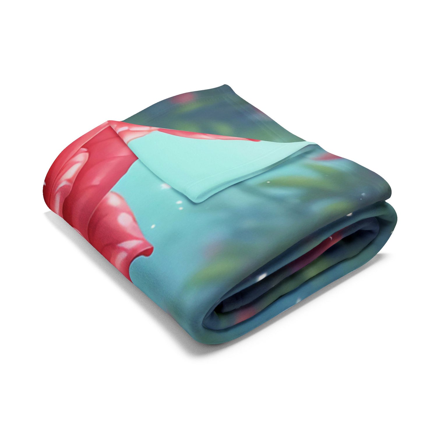 Rose-Themed Arctic Fleece Blanket - Cozy Home Decor, Gifts for Her, Floral Blanket, Romantic Decor, Perfect for All Seasons