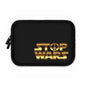 Stop Wars Laptop Sleeve - Stylish Tech Accessory for Peace Lovers, Gift for Students & Professionals, Perfect for Everyday Use, Black Sleeve