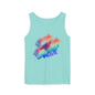 Vibrant Watercolor Unisex Tank Top, Summer Fashion, Pride Apparel, Beach Wear, Casual Top, LGBTQ+ Gift