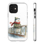 Snowman Phone Case – Winter Holiday Gift, Cute Snowman Design, Winter Accessories, Protective Phone Case, Unique Christmas Present