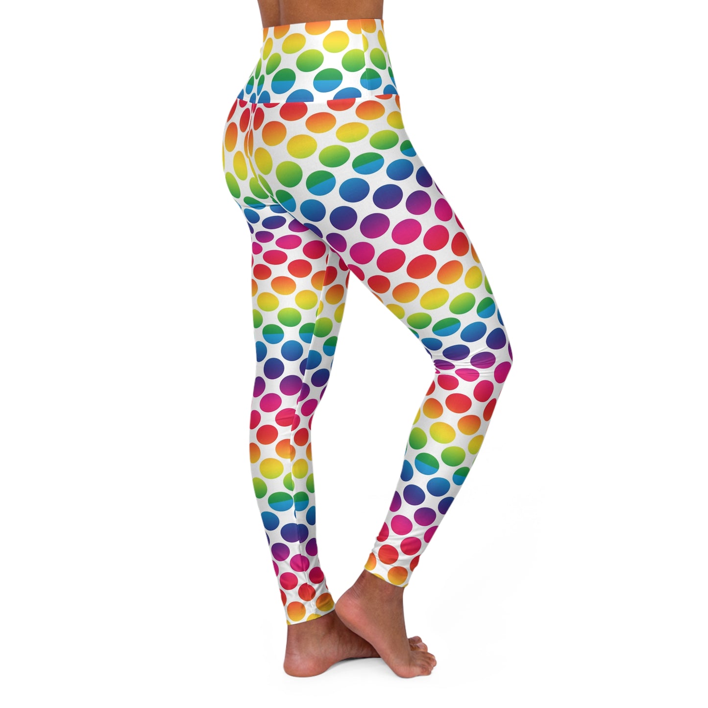 Colorful High Waisted Yoga Leggings, Activewear, Fitness Leggings, Yoga Pants, Gym Wear, Festival Attire