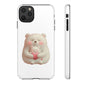 Cute Bear Phone Case, Tough Cases, Animal Lover Gift, Kids Accessories, Mother’s Day, Heartwarming Design