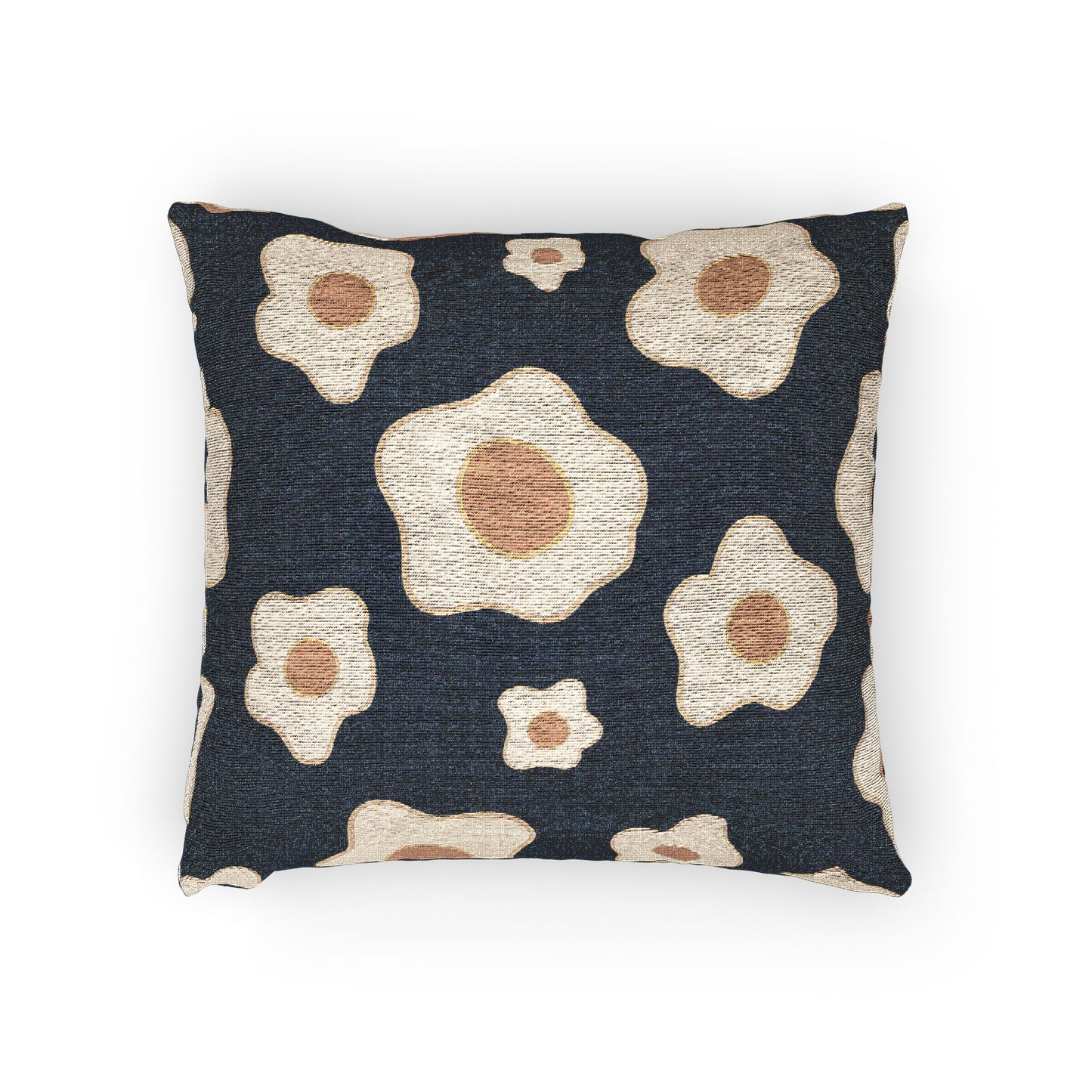 Boho Floral Woven Pillow, Cozy Home Decor, Throw Pillow, Living Room Accent, Gift for Housewarming, Bohemian Style