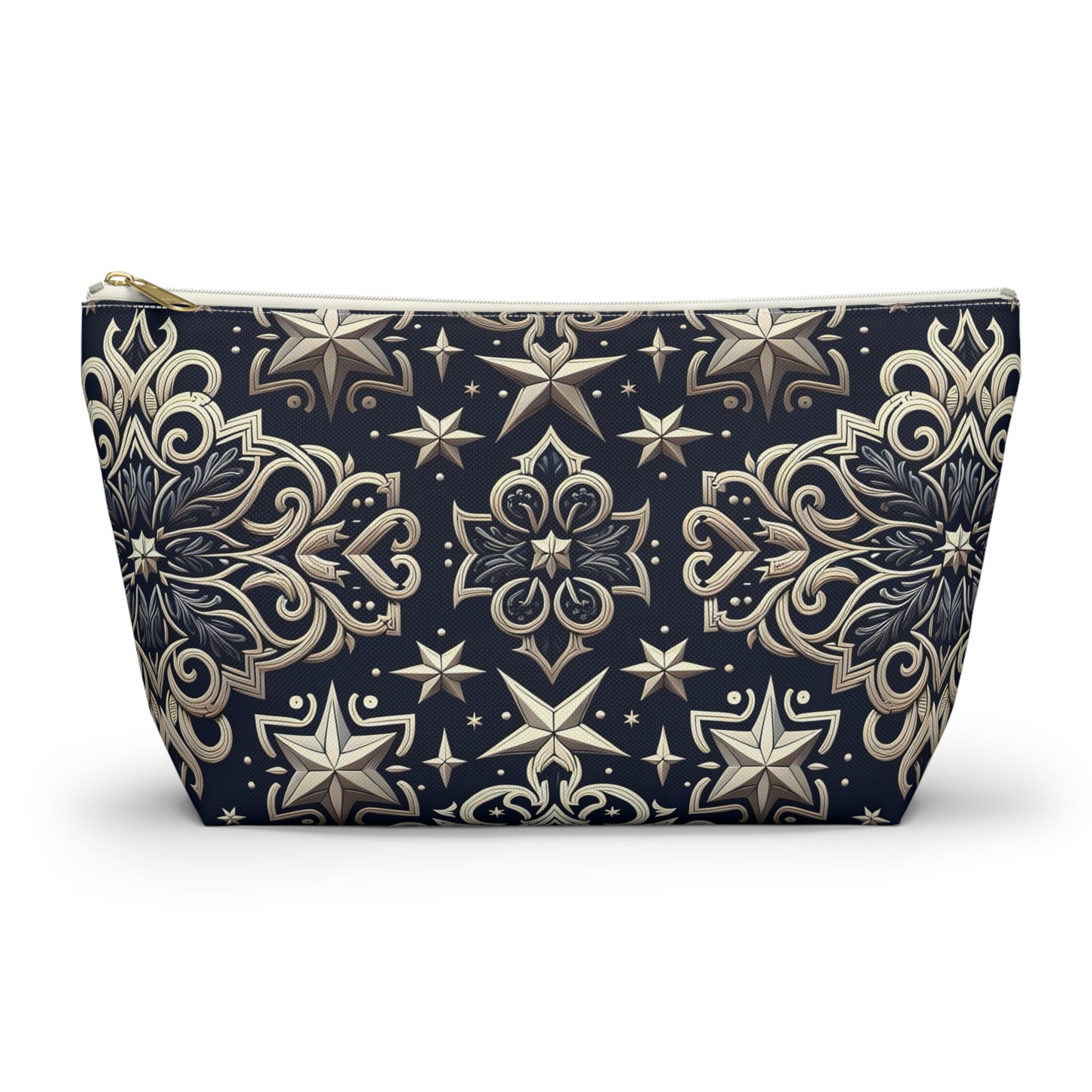 Elegant Starry Pattern Accessory Pouch | Makeup Bag, Travel Organizer, Gift for Her, Stylish Storage, Cosmetology Essentials