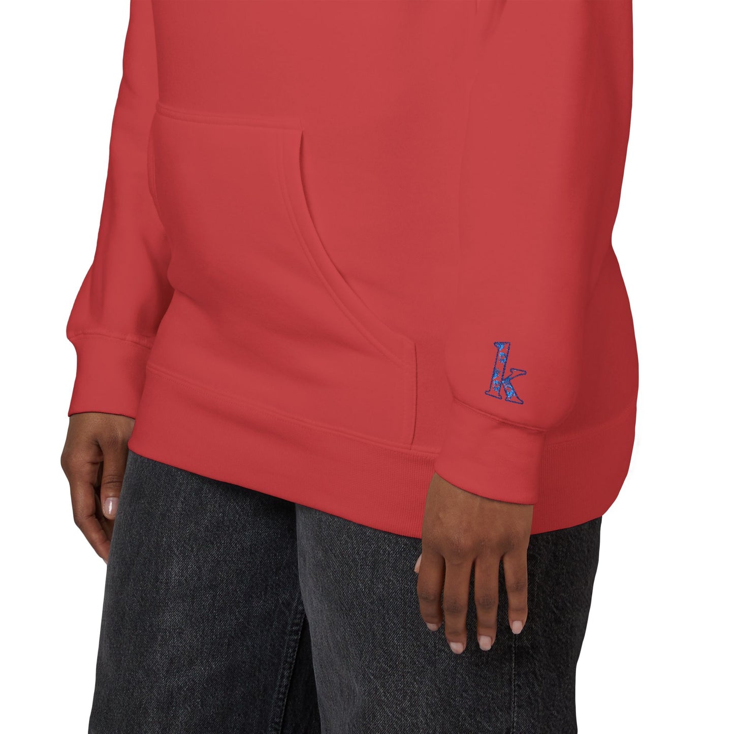 Cozy Floral Monogram Fleece Hoodie for Unisex - Perfect Gift for Birthdays, Valentine’s Day, Casual Wear, Adventure