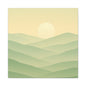 Matte Canvas, Stretched, 1.25" Sunset or Sunrise