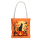 Halloween Cat Tote Bag | Spooky Halloween Accessory, Trick or Treat, Gift for Cat Lovers, Fall Fashion Must-Have, Pumpkin Decor